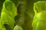 A group of women spotted in religious get-together.